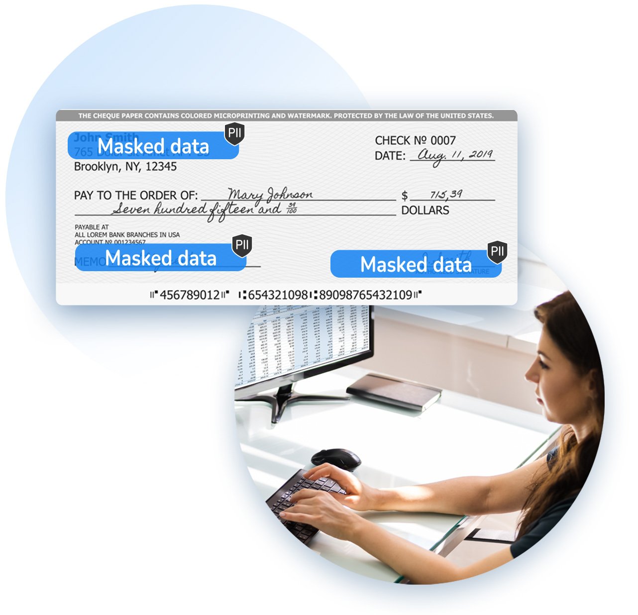 new UI screens-Data Maskingunstructured-Cheque-3