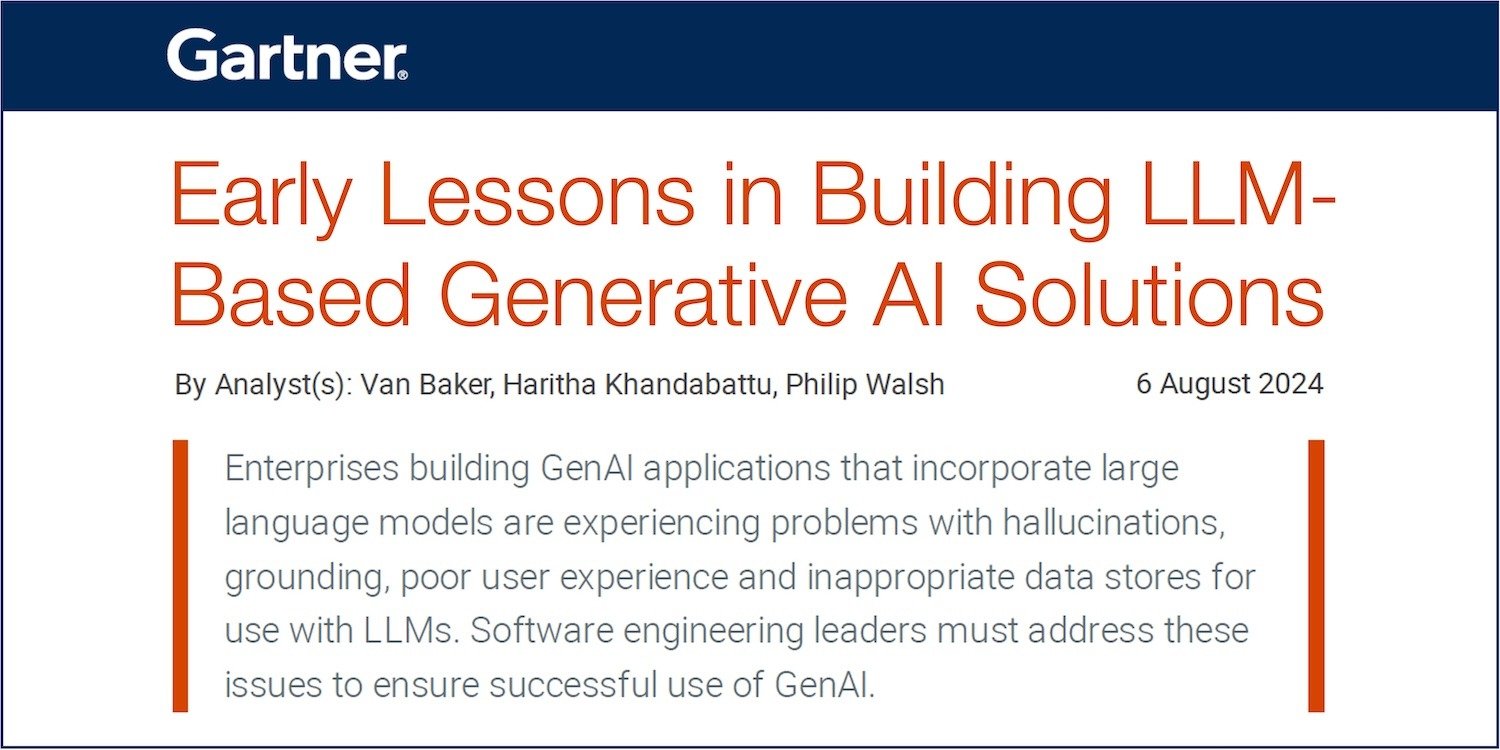 What is best practice when using generative AI? Insights from Gartner
